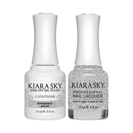 Kiara Sky Gel Polish + Nail Lacquer, GN 505, Masterpiece, 0.5oz
