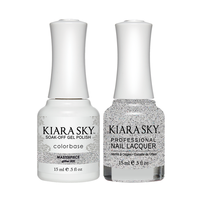 Kiara Sky Gel Polish + Nail Lacquer, GN 505, Masterpiece, 0.5oz