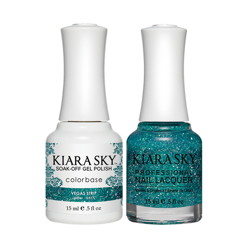 Kiara Sky Gel Polish + Nail Lacquer, GN 517, Vegas Strip, 0.5oz