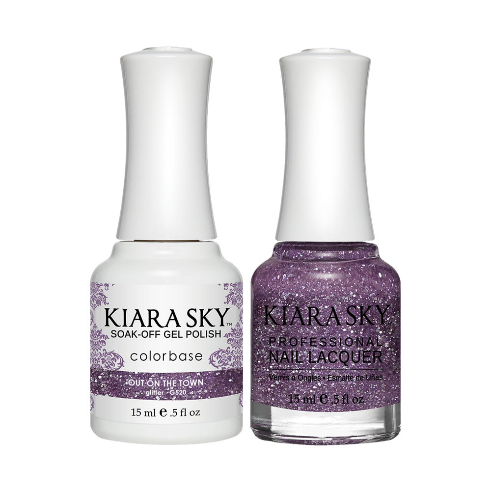Kiara Sky Gel Polish + Nail Lacquer, GN 520, Out On The Town, 0.5oz
