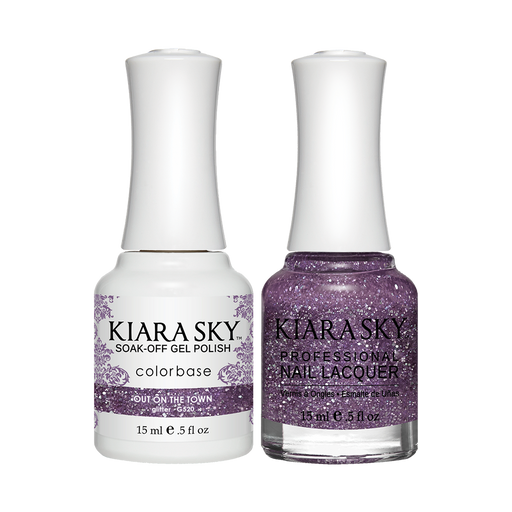 Kiara Sky Gel Polish + Nail Lacquer, GN 520, Out On The Town, 0.5oz