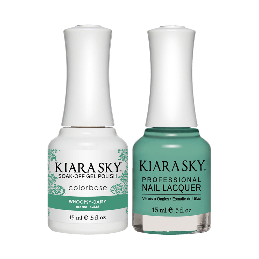 Kiara Sky Gel Polish + Nail Lacquer, GN 532, Whoopsy Daisy, 0.5oz