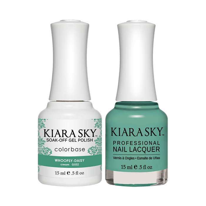Kiara Sky Gel Polish + Nail Lacquer, GN 532, Whoopsy Daisy, 0.5oz