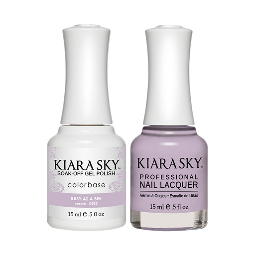 Kiara Sky Gel Polish + Nail Lacquer, GN 533, Busy As A Bee, 0.5oz