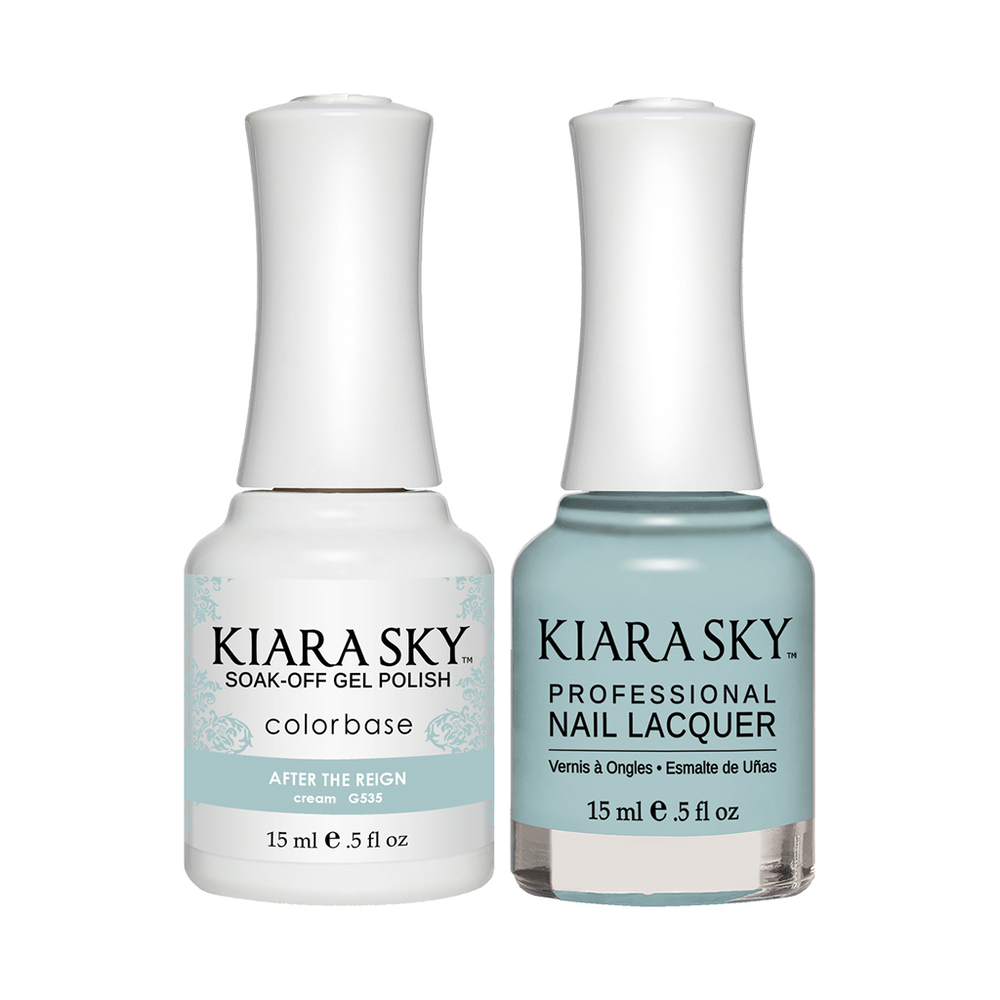 Kiara Sky Gel Polish + Nail Lacquer, GN 535, After The Reign, 0.5oz