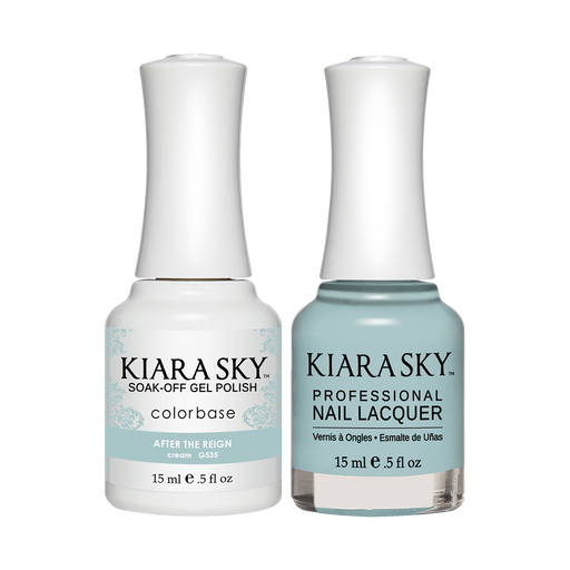 Kiara Sky Gel Polish + Nail Lacquer, GN 535, After The Reign, 0.5oz