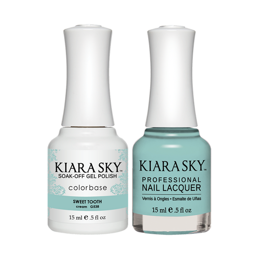Kiara Sky Gel Polish + Nail Lacquer, GN 538, Sweet Tooth, 0.5oz