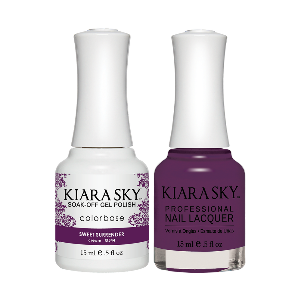 Kiara Sky Gel Polish + Nail Lacquer, GN 544, Sweet Surrender, 0.5oz