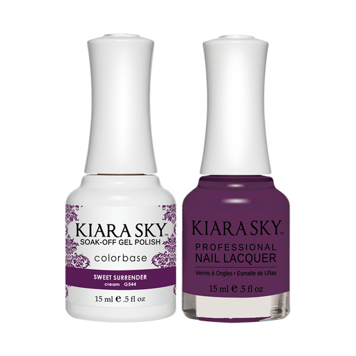 Kiara Sky Gel Polish + Nail Lacquer, GN 544, Sweet Surrender, 0.5oz