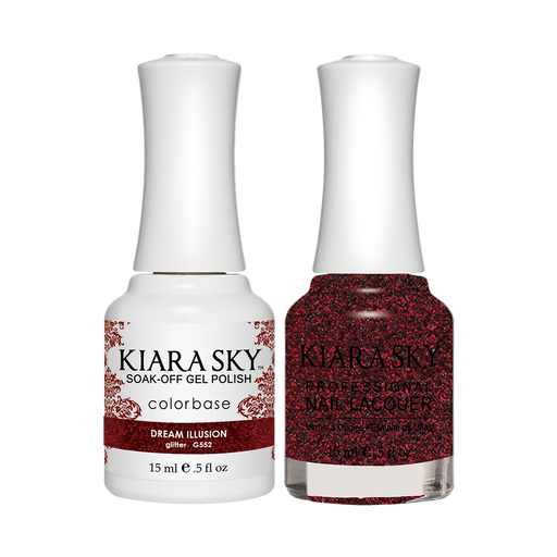 Kiara Sky Gel Polish + Nail Lacquer, GN 552, Dream Illusion, 0.5oz