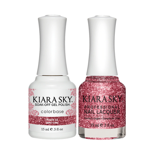Kiara Sky Gel Polish + Nail Lacquer, Road Trip Collection, GN 585, Route 66, 0.5oz