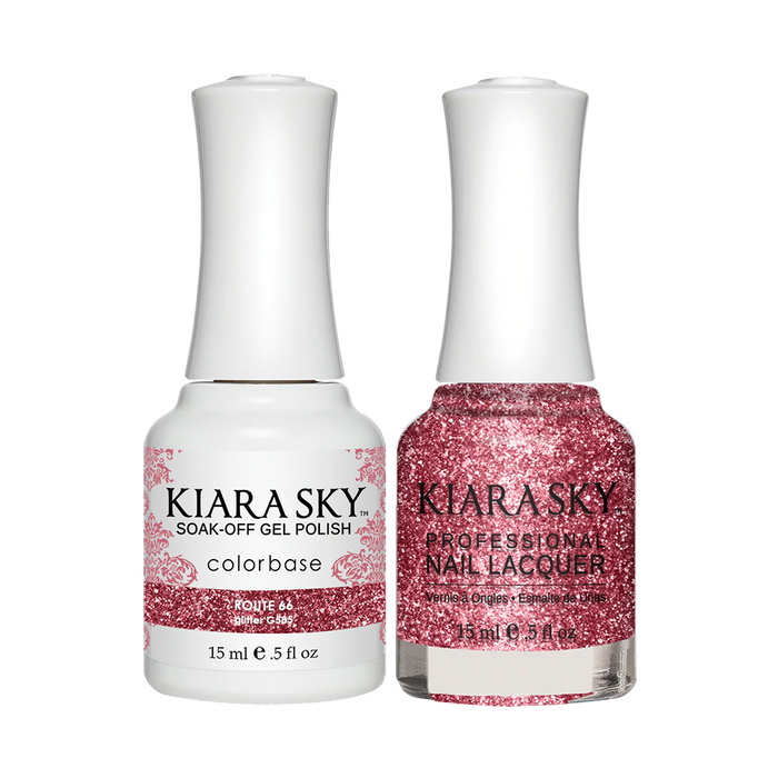 Kiara Sky Gel Polish + Nail Lacquer, Road Trip Collection, GN 585, Route 66, 0.5oz