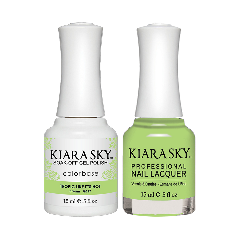 Kiara Sky Gel Polish + Nail Lacquer, Electro Pop Collection, GN 617, Tropic Like, 0.5oz OK0518VD
