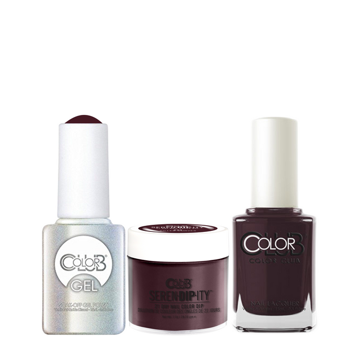 Color Club 3in1 Dipping Powder + Gel Polish + Nail Lacquer , Serendipity, Killer Curves, 1oz, 05XDIP806-1 KK