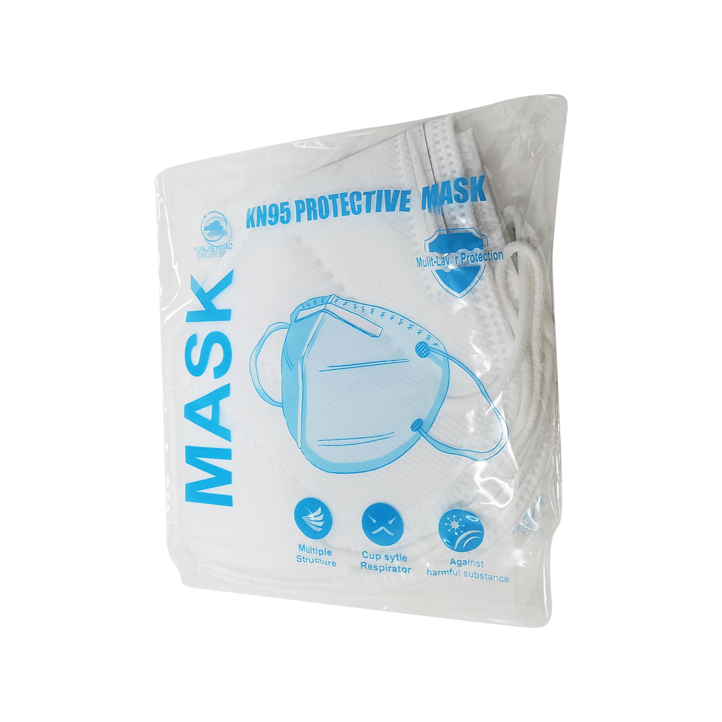 KN95 (Approved by FDA as N95) Disposable Protective Face, PACK, 5 pcs/pack OK0413LK