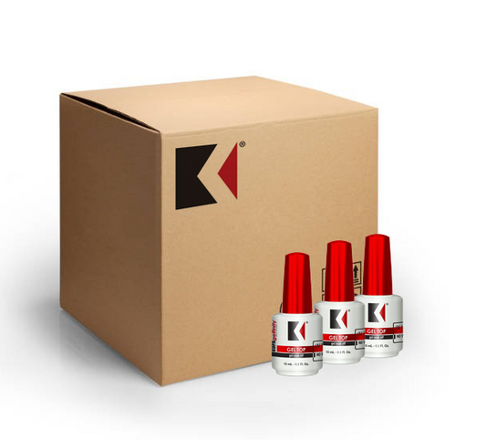 Kupa Gelfinity, Top Coat Gloss No Wipe (Red Cap), 0.5oz, CASE, 144 pcs/case