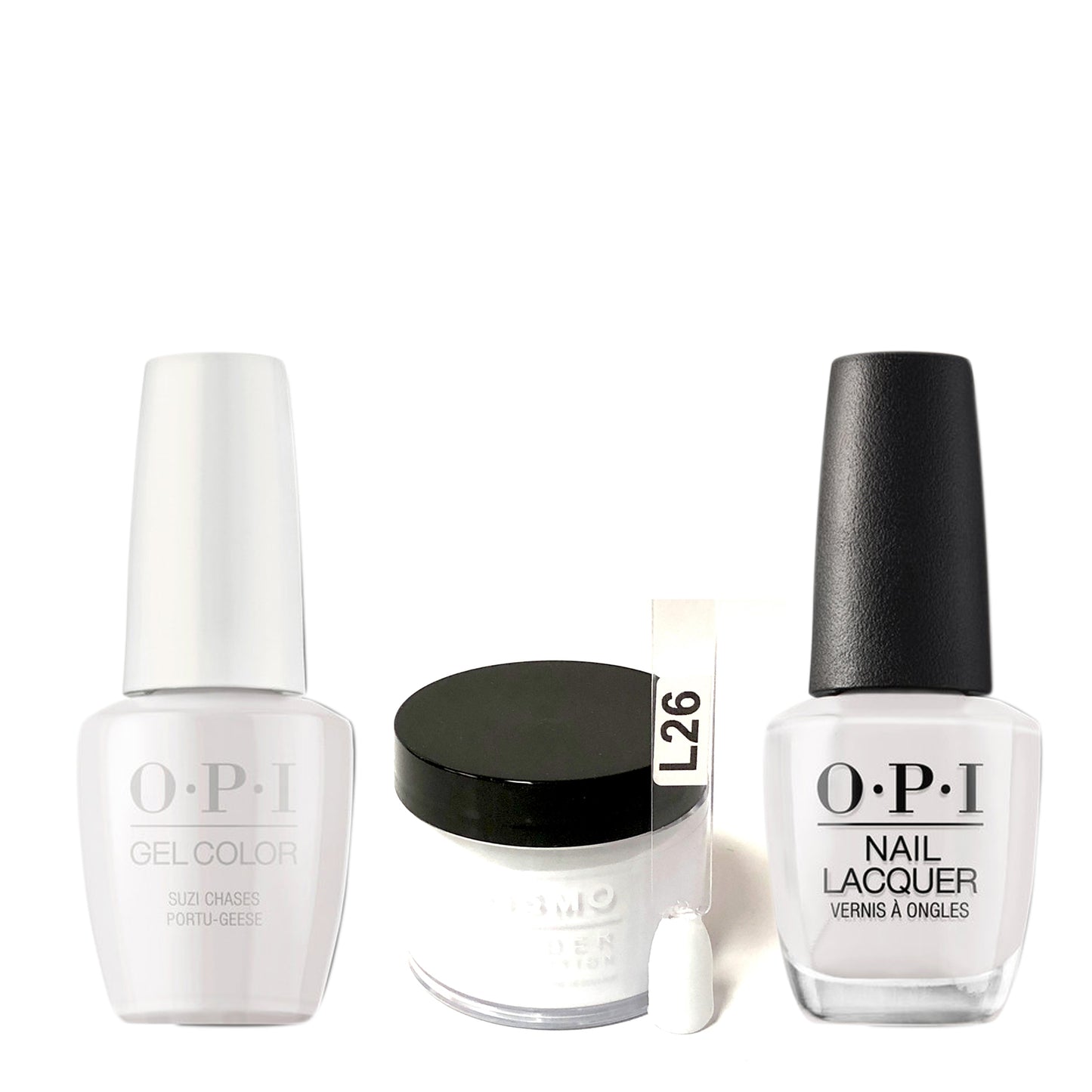 Cosmo 3in1 Dipping Powder + Gel Polish + Nail Lacquer (Matching OPI), 2oz, CL26