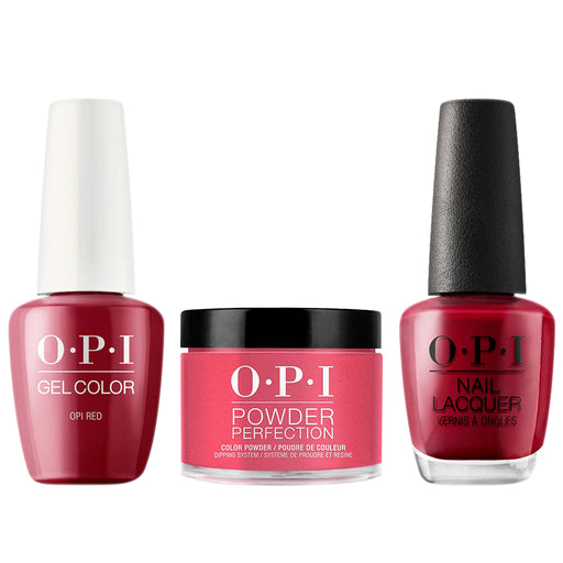 OPI 3in1, PPW4 Collection 2021, L72, OPI Red