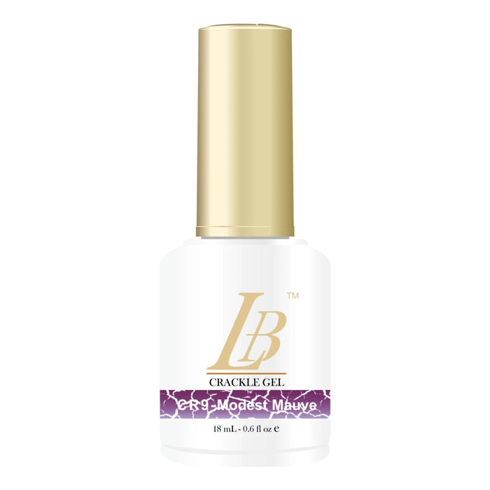 iGel LB Crackle Gel Polish, CR09, Modest Mauve, 0.6oz OK0204VD
