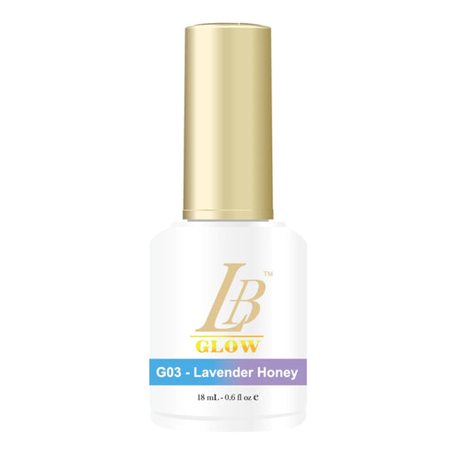 iGel LB Glow In The Dark Gel Polish, G03, Lavender Honey, 0.6oz OK0204VD