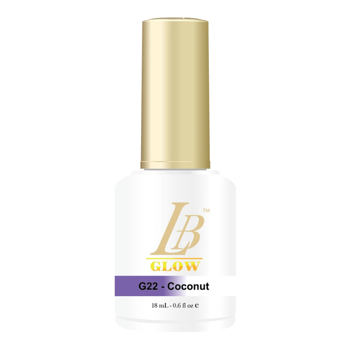 iGel LB Glow In The Dark Gel Polish, G22, Coconut, 0.6oz OK0204VD