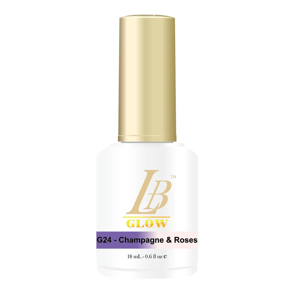 iGel LB Glow In The Dark Gel Polish, G24, Champagne & Roses, 0.6oz OK0204VD