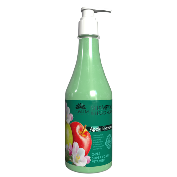 La Palm 2in1 Super Foam + Vitamins Eliminates Dirt & Oil, Apple Blossom, 8oz OK0518VD