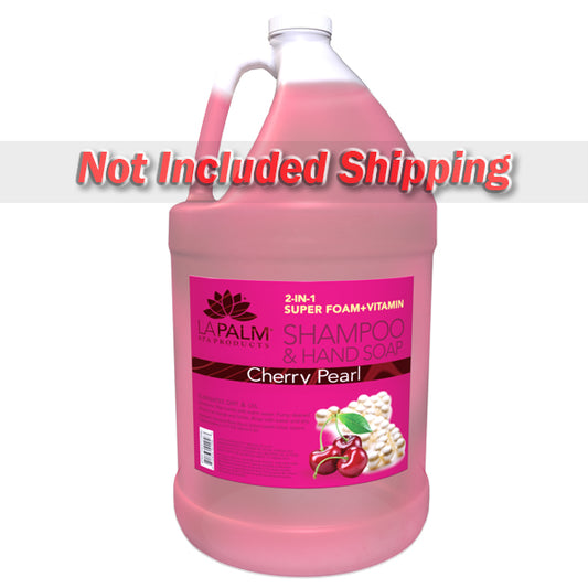 La Palm 2in1 Super Foam + Vitamins Eliminates Dirt & Oil, Cherry Pearl, 1Gal (Packing: 4pcs/case)