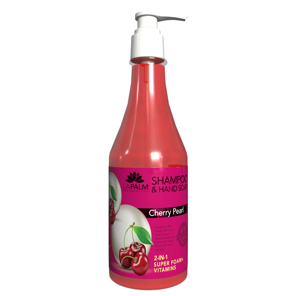 La Palm 2in1 Super Foam + Vitamins Eliminates Dirt & Oil, Cherry Pearl, 8oz OK0518VD