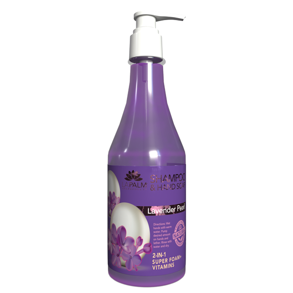 La Palm 2in1 Super Foam + Vitamins Eliminates Dirt & Oil, Lavender Pearl, 8oz OK0518VD