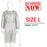 Disposable Protective  Isolation Gown, WHITE, Size L OK0416VD