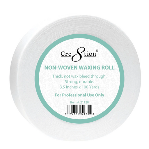 Cre8tion Non-woven Perforated Waxing Roll, 250 yard x 3.5”, 21128 (Packing: 4 rolls/case)