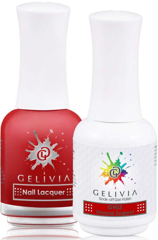 Gelivia Nail Lacquer And Gel Polish, 903, Unusual Suspect, 0.5oz OK0304VD