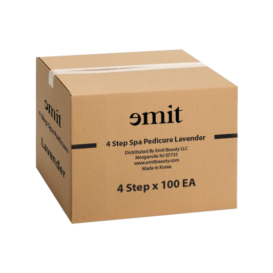 Emit Spa Pedicure 4 Step, CASE, LAVENDER, 100pcs/box OK1010VD