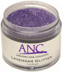 ANC Dipping Powder, 2OP044, Lavender Glitter, 2oz, 600044 KK