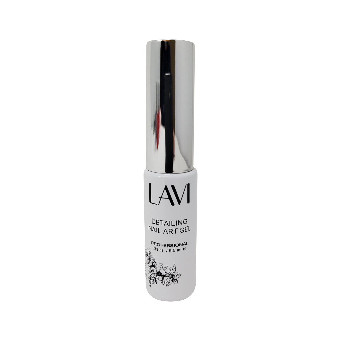 Lavi Detailing Nail Art Gel, 02, WHITE, 0.33oz, 12502 (Pk: 12 pcs/box)