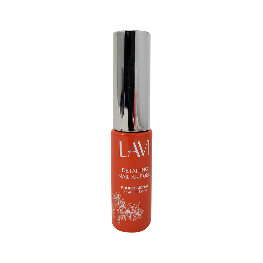 Lavi Detailing Nail Art Gel, 09, ORANGE, 0.33oz, (Pk: 12 pcs/box)