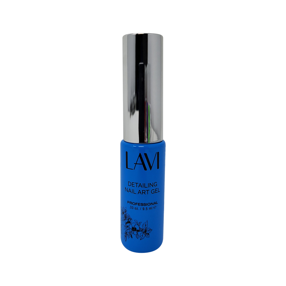 Lavi Detailing Nail Art Gel, 12, BLUE, 0.33oz, 12512 (Pk: 12 pcs/box)
