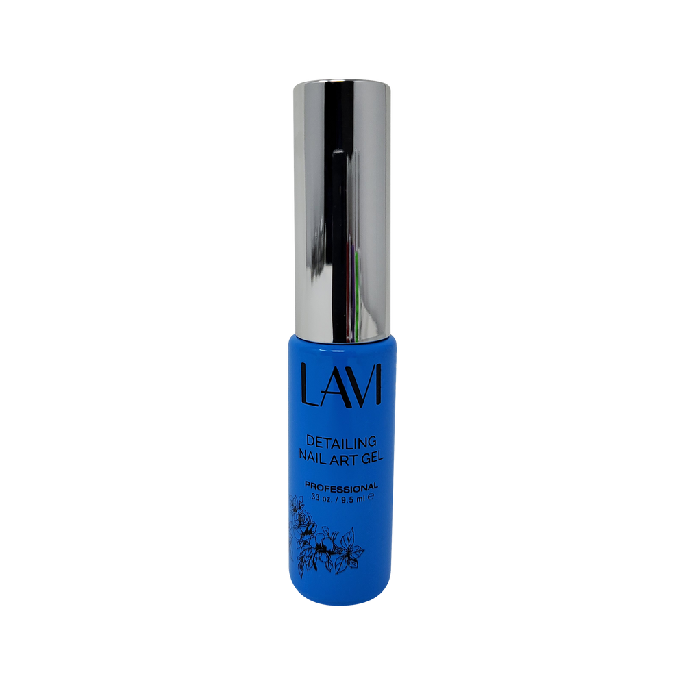 Lavi Detailing Nail Art Gel, 12, BLUE, 0.33oz, (Pk: 12 pcs/box)