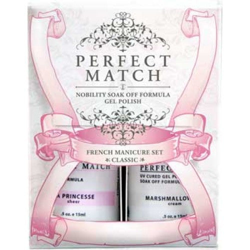 LeChat Perfect Match, French Manicure Classic Set, 0.5oz, PMSS1 KK