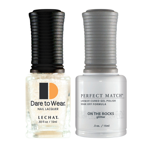 LeChat Perfect Match Nail Lacquer And Gel Polish, PMS259, Evening Soirée Collection, On The Rocks, 0.5oz