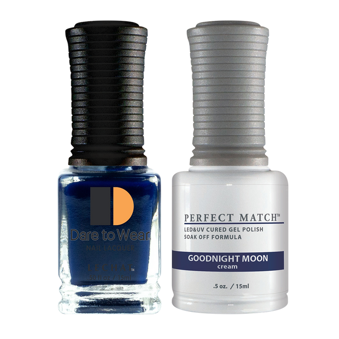 LeChat Perfect Match Nail Lacquer And Gel Polish, PMS261, Evening Soirée Collection, Goodnight Moon, 0.5oz