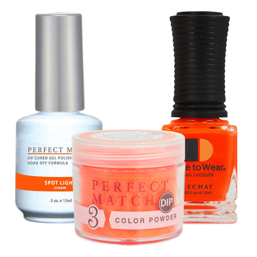 Perfect Match 3in1 Dipping Powder + Gel Polish + Nail Lacquer, PMDP046, Spot Light KK1024