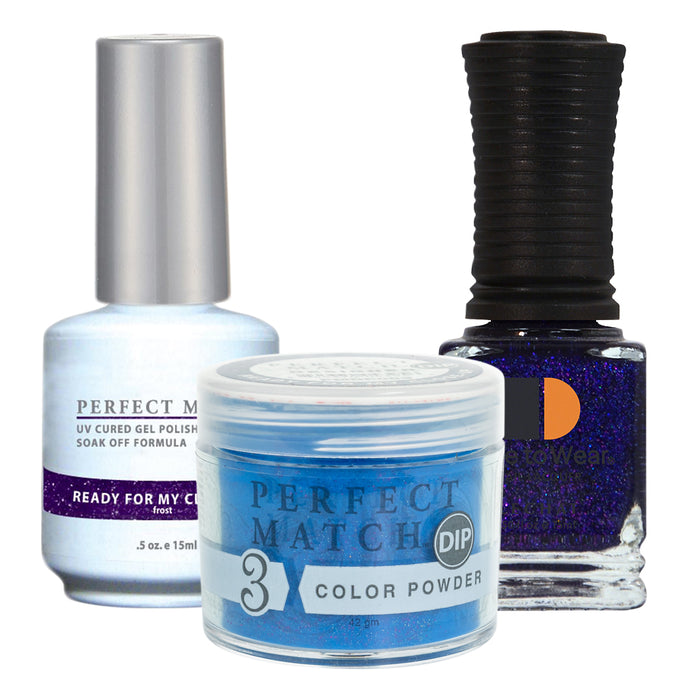 Perfect Match 3in1 Dipping Powder + Gel Polish + Nail Lacquer, PMDP083, Ready For My Close-Up KK1024