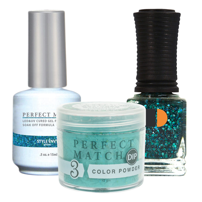Perfect Match 3in1 Dipping Powder + Gel Polish + Nail Lacquer, PMDP133, Style Envy KK1024