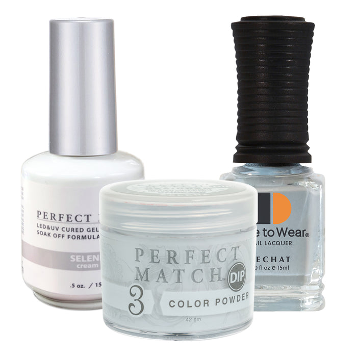 Perfect Match 3in1 Dipping Powder + Gel Polish + Nail Lacquer, PMDP220, Selene KK1024