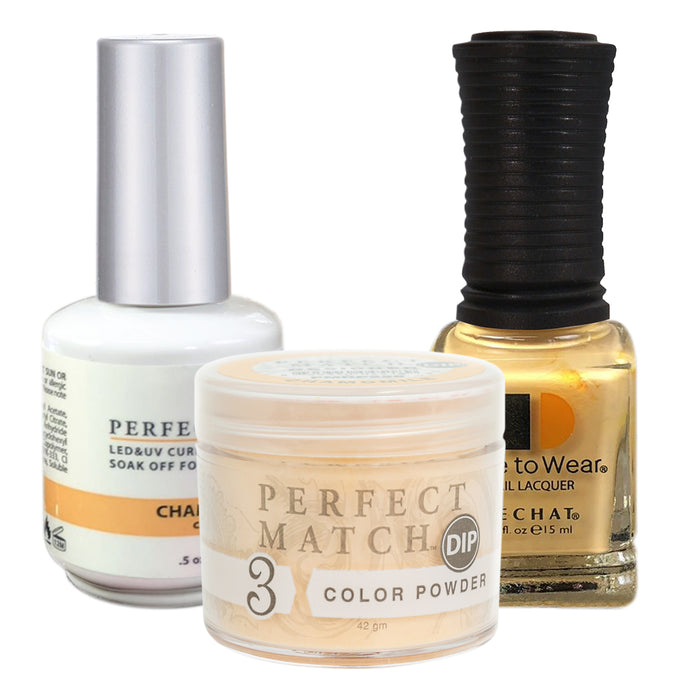 Perfect Match 3in1 Dipping Powder + Gel Polish + Nail Lacquer, PMDP226, Chamomile KK1024