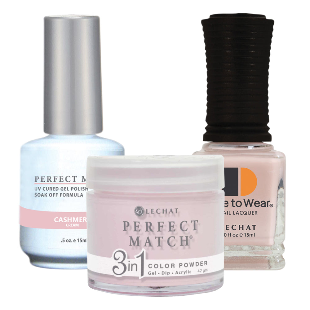 Perfect Match 3in1 Dipping Powder + Gel Polish + Nail Lacquer, PMDP235, Cashmere OK1203VD