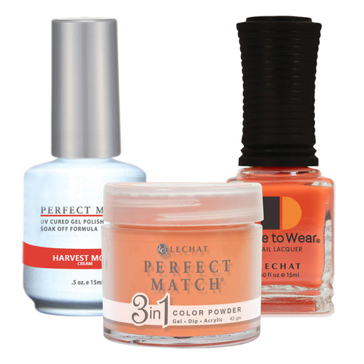 Perfect Match 3in1 Dipping Powder + Gel Polish + Nail Lacquer, PMDP239, Harvest Moon OK1203VD