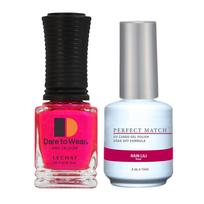 LeChat Perfect Match Nail Lacquer And Gel Polish, PMS002, Rain Lili, 0.5oz BB KK0823